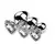 Plug Anal De Metal Cristal Coracao Tamanho P,M,G - loja online