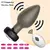 Plug anal butt vibrador App controle sem fio