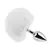 Plug Anal com Cauda Curta Peluda - EUFHORIA SEX SHOP
