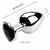 Imagem do Plug Anal De Metal Cristal Coracao Tamanho P,M,G