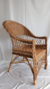 Sillón de mimbre natural trenzado - comprar online
