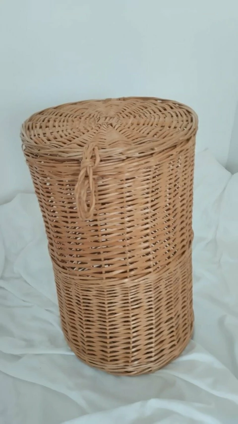 Cesto ropa mimbre