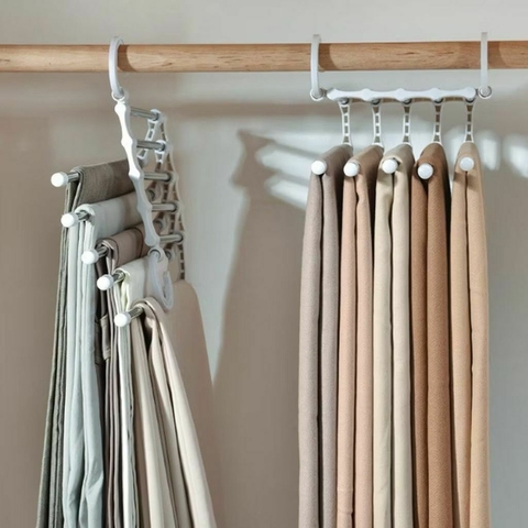 Cabide Multifuncional para Calças – Otimize Espaço com Praticidade