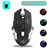Mouse Com Clique sem Fio Gamer,recarregável, bluetooth, Com entrada usb