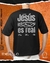 Remera Over Pesada Jesus es Real Negro - tienda online