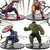 bonecos homem aranha, hulk, capitão américa, ironmam - Casa Vibe