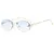 Marca de luxo designer sem aro óculos de sol 2024 novo protetor em retro oval m - Global Store 13