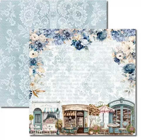 COFFEE SHOP 4 - PAPEL PARA SCRAPBOOK DUPLA FACE