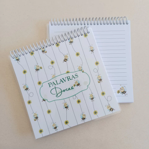 BLOQUINHO DE ANOTAÇÕES 15X15 80 FOLHAS | PALAVRAS DOCES