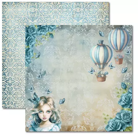ALICE 3 - PAPEL PARA SCRAPBOOK DUPLA FACE