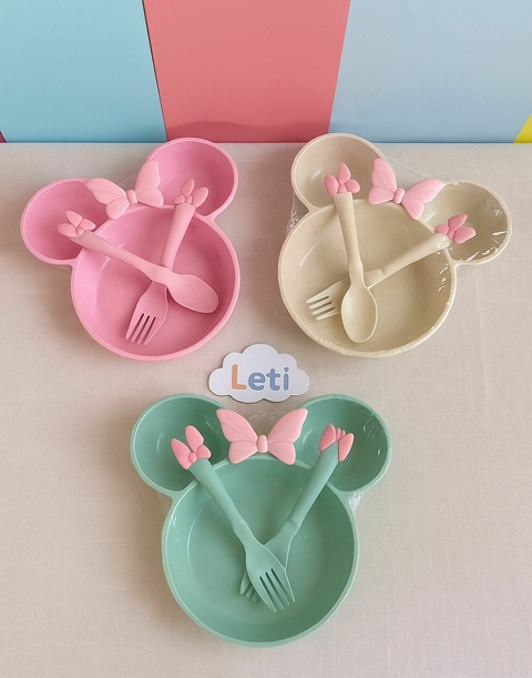 Kit refeição minnie 3pç