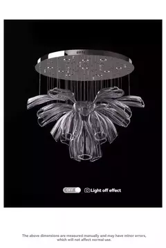 Luces colgantes de cristal creativas de diseñador italiano