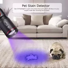 Imagen de Linterna UV púrpura de 20W, 365nm/395nm, antorcha de carga tipo C