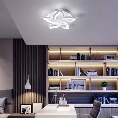 Luz de techo Led para sala de estar, dormitorio, lámpara de techo acrílica mod - tienda en línea
