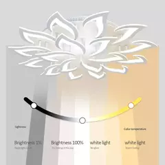 Luz de techo Led para sala de estar, dormitorio, lámpara de techo acrílica mod - FARMACU