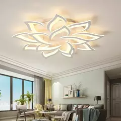 Luz de techo Led para sala de estar, dormitorio, lámpara de techo acrílica mod - comprar en línea