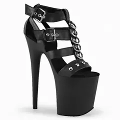 Sandalias de tacón alto para mujer, grandes, 15 cm, enredaderas, pole dance, za - tienda en línea