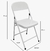 Mesa Dobravel Conjunto com 4 Cadeiras - Branco Açomix