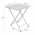 Conjunto Mesa C/ 2 Cadeiras Dobraveis Açomix Cor:Branco - comprar online