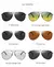 Óculos de sol estilo aviador com armação metálica, lentes polarizadas que se adaptam à luz e visão noturna. Ideal para dirigir com estilo e segurança, dia e noite.