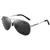 Óculos de sol estilo aviador com armação metálica, lentes polarizadas que se adaptam à luz e visão noturna. Ideal para dirigir com estilo e segurança, dia e noite. - loja online