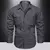 camisa casual masculina (manga longa) - loja online