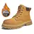 Imagem do Bota de couro de presença, feita pra quem pisa firme. Design robusto, solado antiderrapante e atitude de quem comanda.