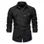 Camisa jeans masculina de algodão premium, estilo casual, manga longa e caimento ajustado. Ideal para um visual urbano e autêntico. - comprar online