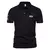 Camiseta gola polo com bordado