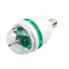 Imagem do Lâmpada Giratória LED RGB para Festas – Bivolt com Soquete Adaptador E27 | Efeito Estroboscópico Colorido