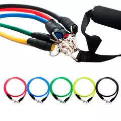 Kit Elástico Extensor de Resistência | Treino Funcional em Casa | Musculação, Pilates, Yoga e Reabilitação - comprar online