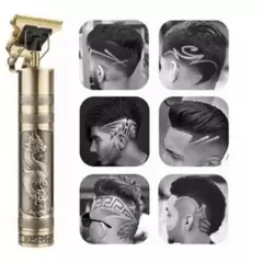Imagem do Máquina de Cortar Cabelo T9 Profissional Elétrica Recarregável | Aparador Masculino
