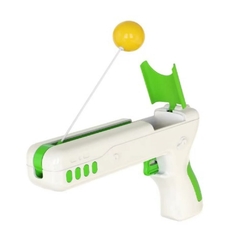 Pistola Lançadora com Bola e Pena para Gatos – Brinquedo Antiestresse e Exercício