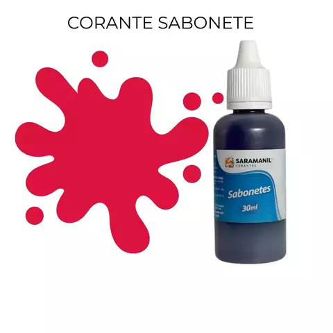 Corante para Sabonete Cereja 30ml – Saramanil - comprar online