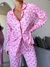 Pijama camisero CHERRY - conjunto invierno en internet