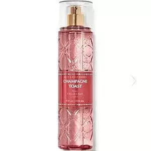 Champagne toast body splash