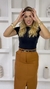 Saia Midi Alfataria Com Cinto Con Fenda Bolso Lateral Moda Evangelica Festa - comprar online