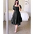 Vestido lastex manga bufante, moda evangélica blogueira princesa na internet