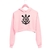Cropped Moletom Timão Blusa Feminina Promoção