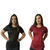 Kit 2 Blusa Academia Feminina Long Line Dry Fit Camiseta Sobre Legging