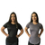 Kit 2 Blusa Academia Feminina Long Line Dry Fit Camiseta Sobre Legging
