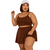 Conjunto short saia e top do slim ao plus size M ao G3 dança academia treino saia com short