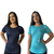 Kit 2 Blusa Academia Feminina Long Line Dry Fit Camiseta Sobre Legging - comprar online