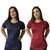 Kit 2 Blusa Academia Feminina Long Line Dry Fit Camiseta Sobre Legging - DropMix Store