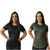 Kit 2 Blusa Academia Feminina Long Line Dry Fit Camiseta Sobre Legging na internet