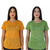 Kit 2 Blusa Academia Feminina Long Line Dry Fit Camiseta Sobre Legging - comprar online