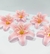 Flores Lírios em papel na cor rosa, ideal para decoração de bolo