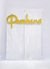 topo decorativo “Parabéns”. Produzido em papel especial com acabamento em brilho dourado, este item foi cuidadosamente desenvolvido para proporcionar charme e sofisticação em festas de aniversário, comemorações e eventos especiais.