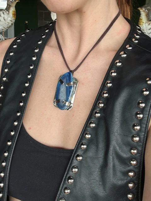Collar Piedra Azul