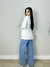 CALÇA JEANS WIDE LEG CLARO na internet
